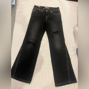 Levi’s Women's Black Distressed Jeans